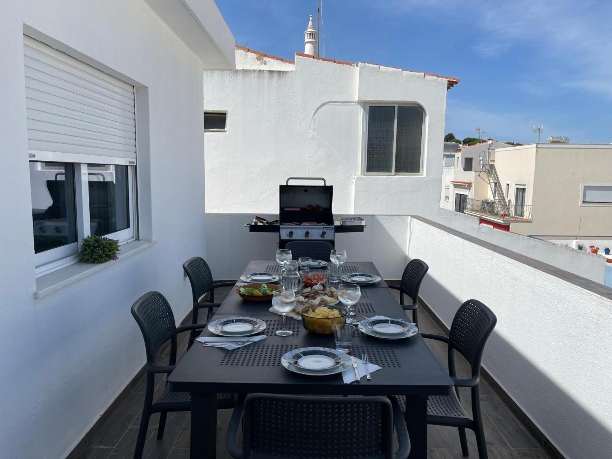 カルヴォエイロCasa Terrace Carvoeiroアパートメント エクステリア 写真